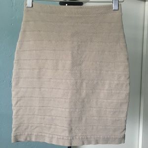 Express Metallic Skirt